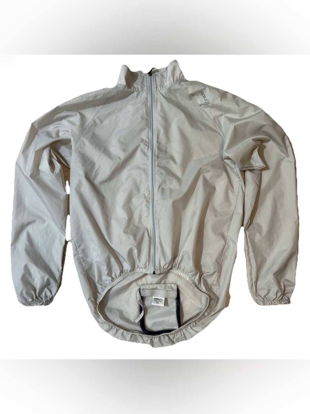 AGU cycling jacket windbreaker XL lightweight packable full zip sports biking